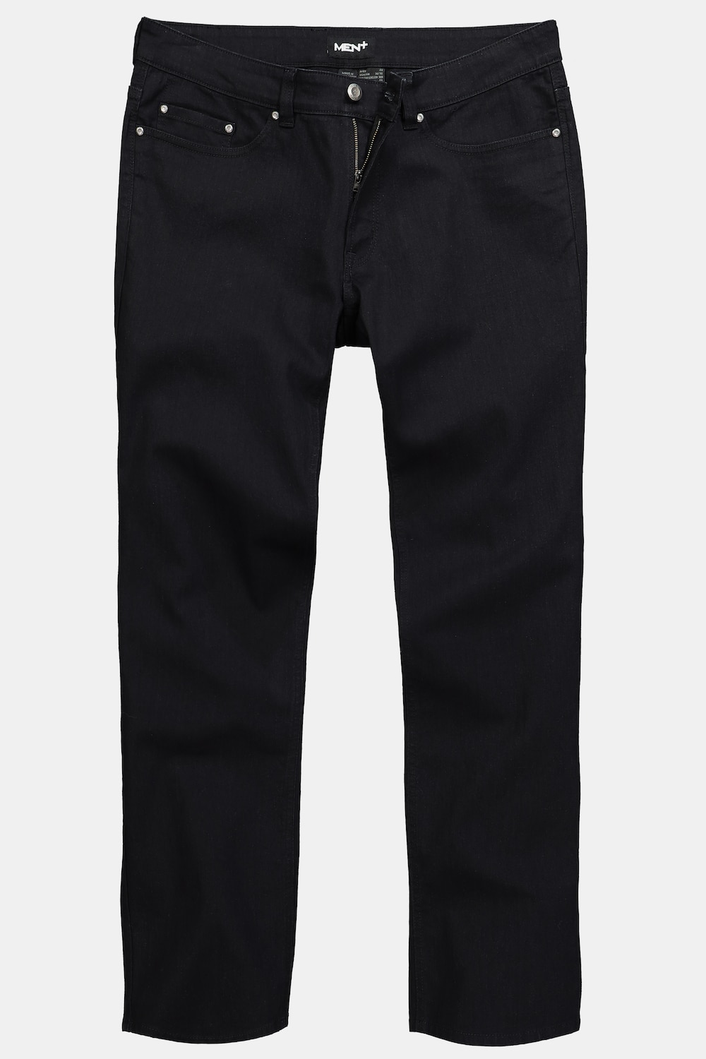 Stora storlekar Färgade jeans, Her, svart, storlek: 36, Bomull/Polyester, Men Plus