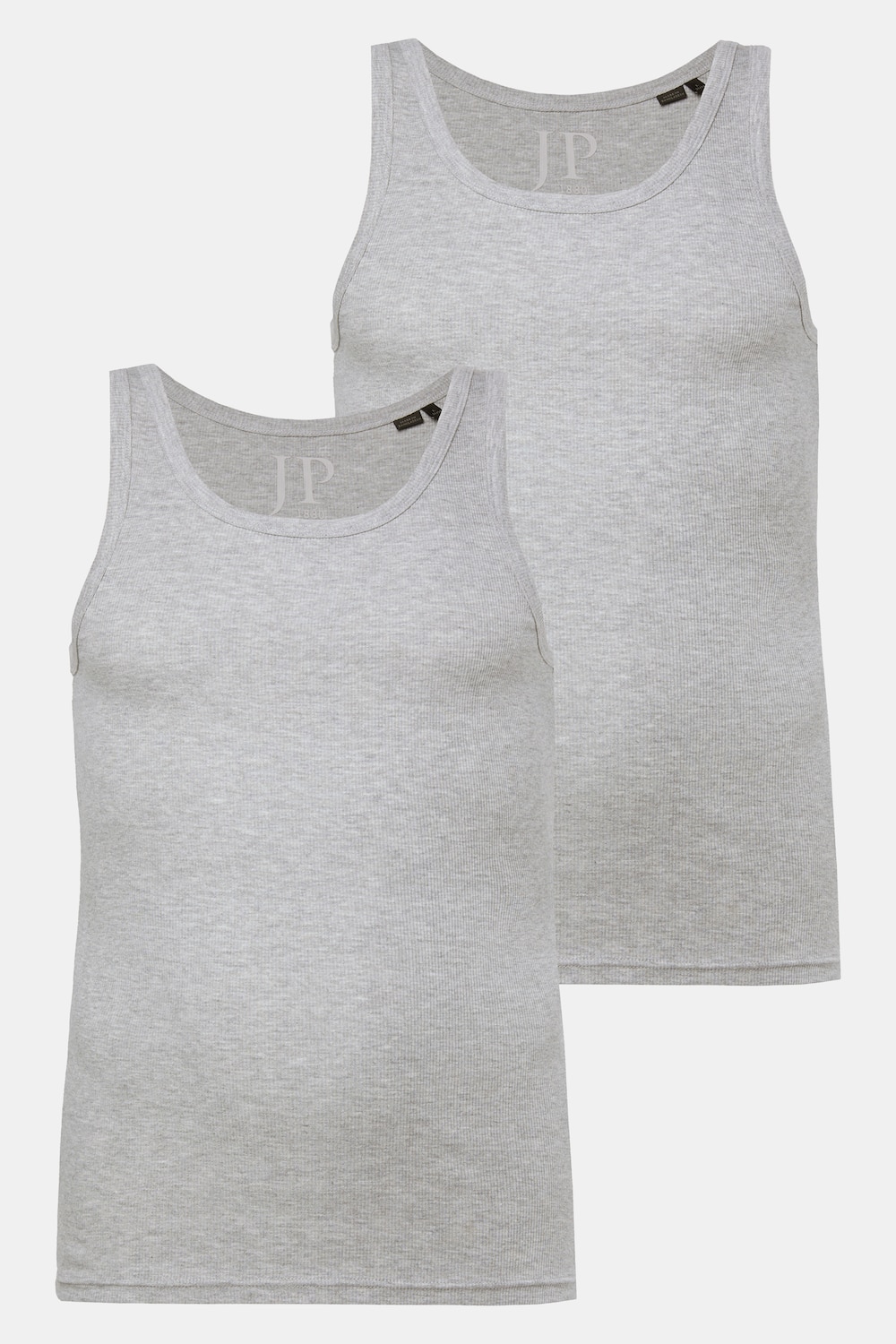JP 1880 undertrøjer, 2-pak, rib-jersey, ærmeløs, op til 8 XL