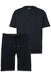 Pyžamo, břišní střih, plošný potisk, tričko, šortky, do velikosti 8XL