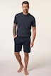 Pyjama JP 1880 ventre confort, 2 pièces avec short, imprimé all-over – jusqu'au 8 XL