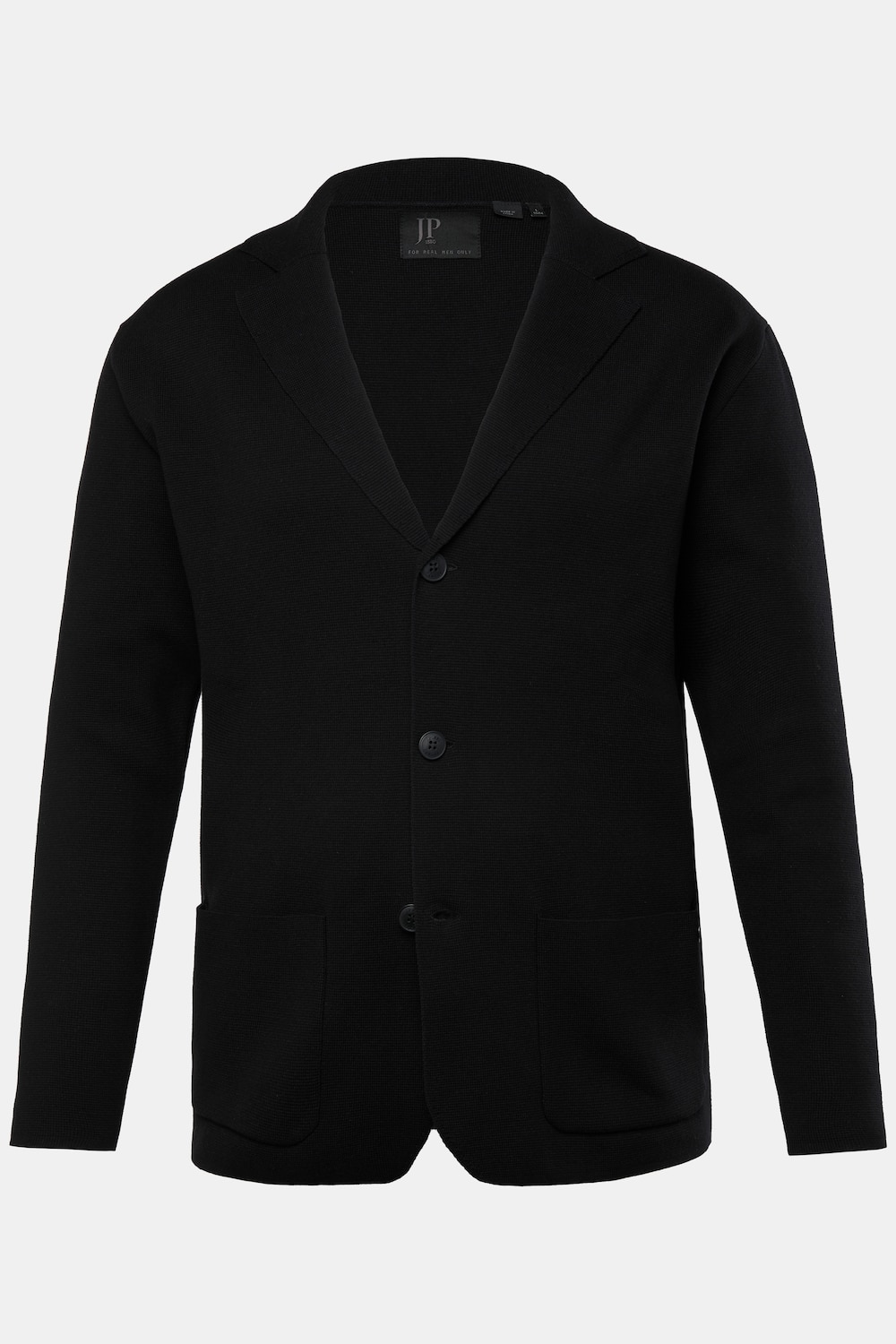 Große Größen Strickblazer FLEXNAMIC®, Herren, schwarz, Größe: XL, Baumwolle/Polyester, JP1880