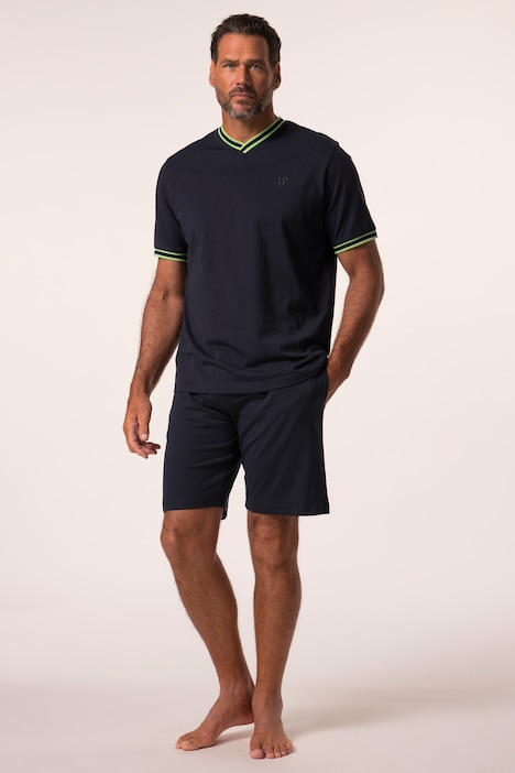 Pigiama JP1880 con t-shirt e pantaloncini, disponibile fino alla tg. 8XL