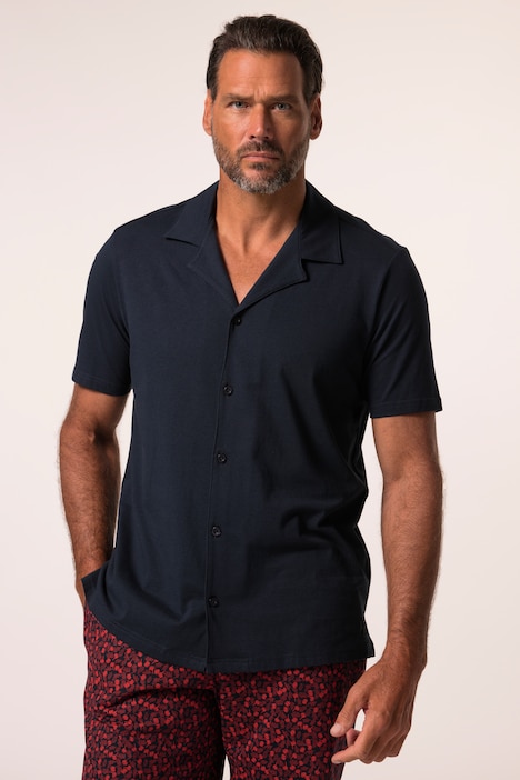 JP1880 pyjamas, homewear, all-over print, shirt with Cuba collar, shorts, up to 8 XL