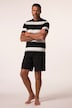 JP1880 pyjamas, hjemmeklær, vannrett stripete skjorte, shorts, opp til 8 XL