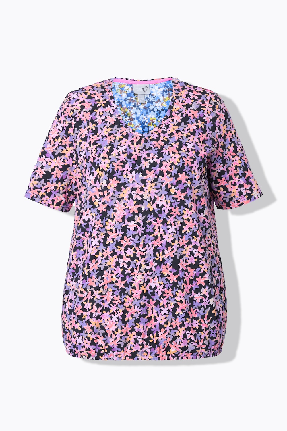 Stora storlekar T-shirt, Dam, orange, storlek: 62/64, Bomull, Ulla Popken