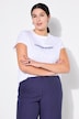 City Embroidered Cap Sleeve Tee
