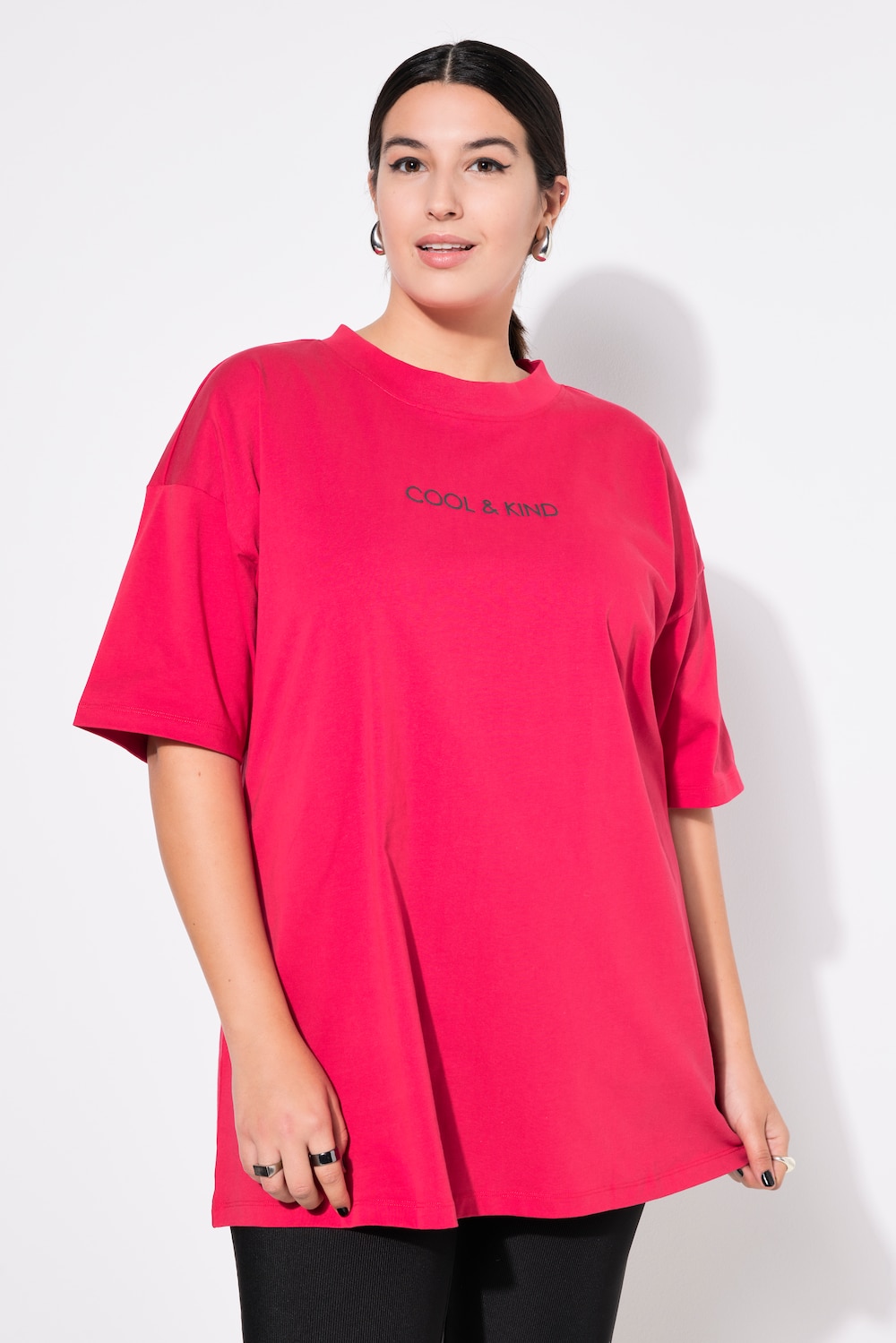 Große Größen Men-Shirt, Damen, rot, Größe: 50/52, Baumwolle, Studio Untold