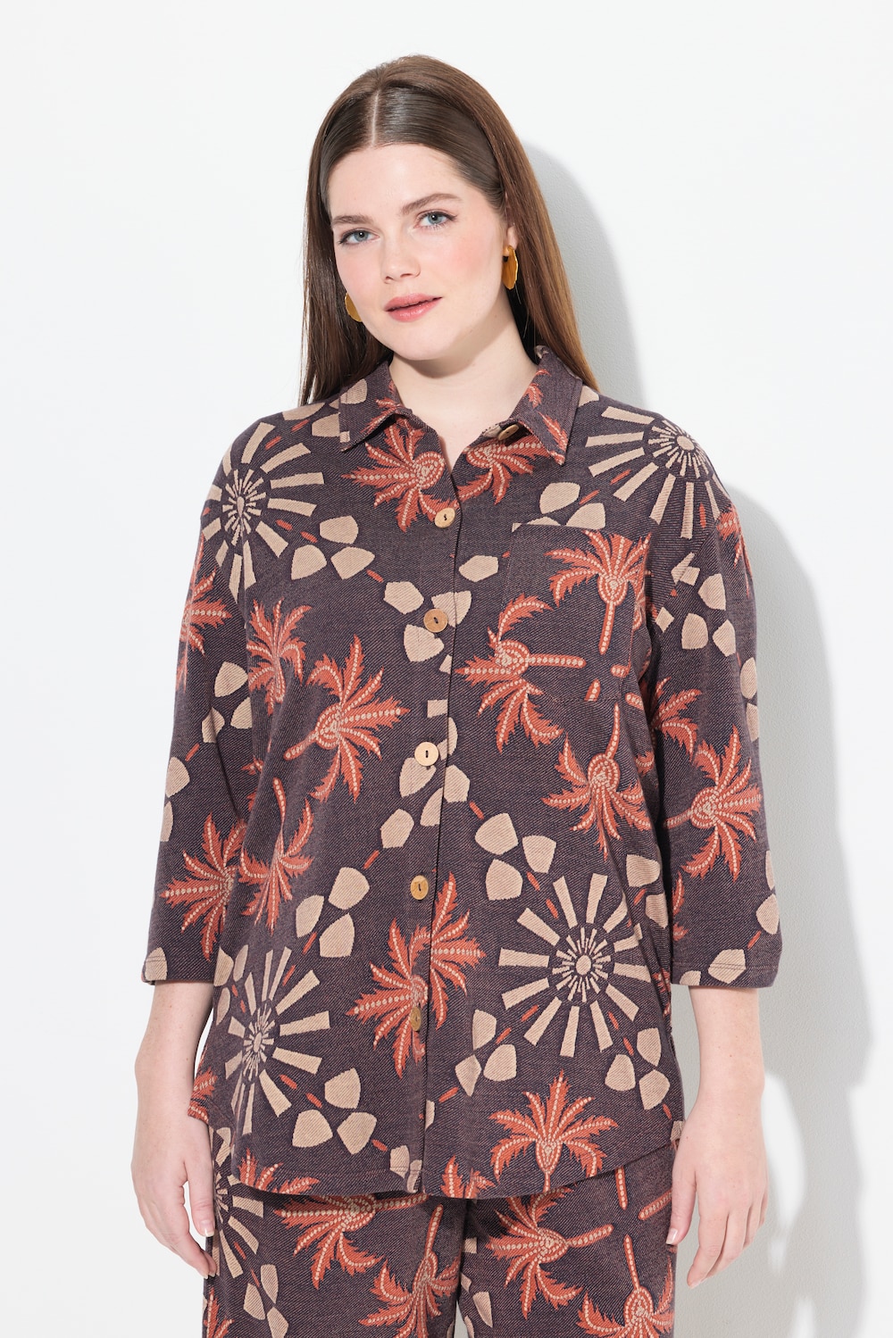 Große Größen Sweatjacke, Damen, rot, Größe: 42/44, Baumwolle, Ulla Popken