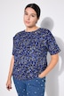 T-shirt#, oversized, imprimé floral, manches mi-hauteur