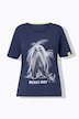 T-shirt con scollo a girocollo e mezze maniche