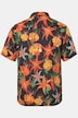 JP 1880-skjorte, halvermet, heldekkende trykk, skjult button-down-krage, opptil 8 XL
