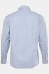 Chemise à carreaux JP 1880 en seersucker, manches longues et col à pointes boutonnée, coupe Modern Fit - jusqu'au 8 XL