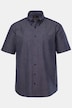 Chemise JP 1880 en tissu seersucker, manches courtes et col à pointes boutonnées, coupe Modern Fit - jusqu'au 8 XL