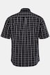 JP 1880 check shirt, short sleeve, seersucker, button-down collar, modern fit, up to 8 XL