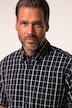 JP 1880 check shirt, short sleeve, seersucker, button-down collar, modern fit, up to 8 XL