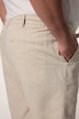 Men+ Linnenmix-Bermuda, relaxed fit, elastische tailleband, tot 72