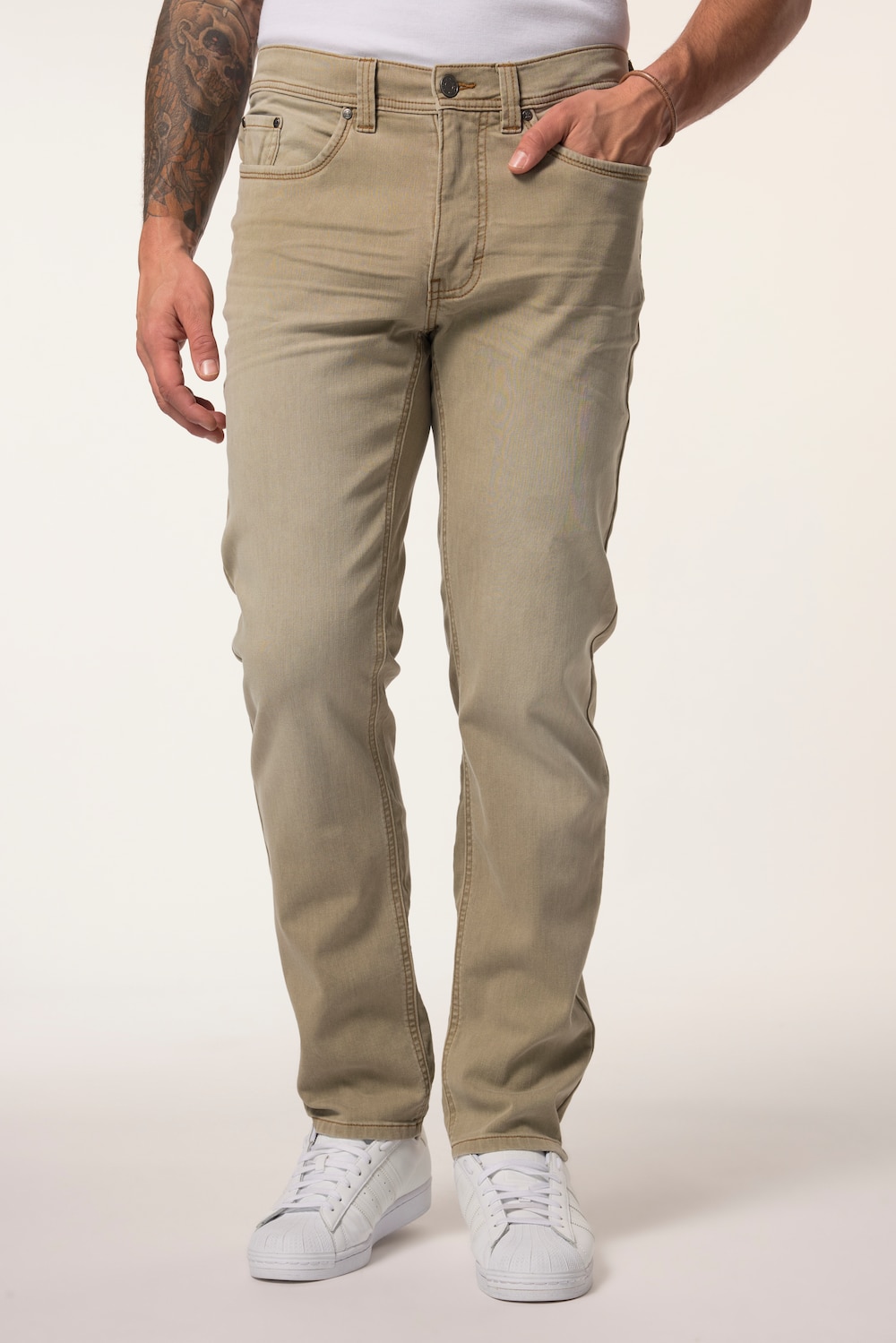 JP 1880 Colorjeans FLEXNAMIC®, 5-Pocket, Modern Straight Fit, light weight, bis 72/36