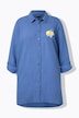 Bluse, A-form, muslin, broderi