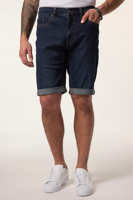 Bermudas vaqueras de color JP 1880 FLEXNAMIC®, 5 bolsillos, Modern Straight Fit, hasta la talla 72