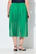Spódnica midi plisowana, nadruk, krój trapezowy, elastyczny pas
