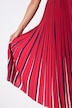 Geplooide rok, met print, A-lijn, elastische tailleband