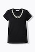 T-shirt, classic shape, afneembare sierketting
