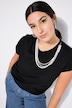 T-shirt, classic shape, afneembare sierketting