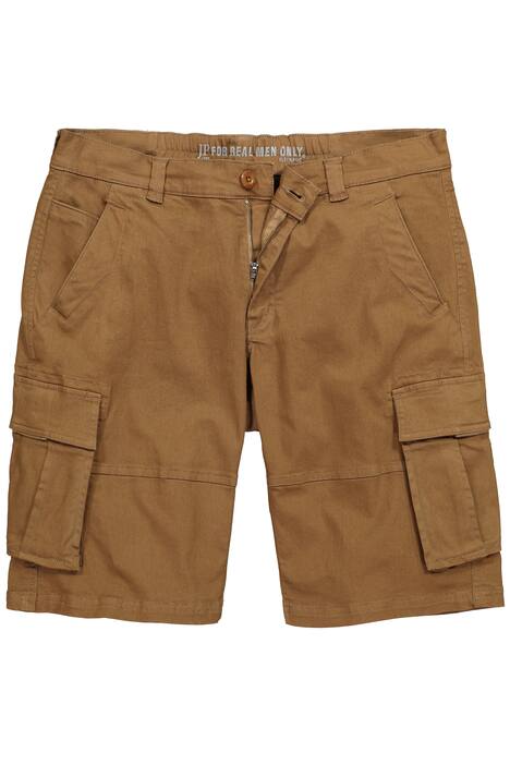 Cargo bermudy JP1880, břišní střih, cargo kapsy, do velikosti 72