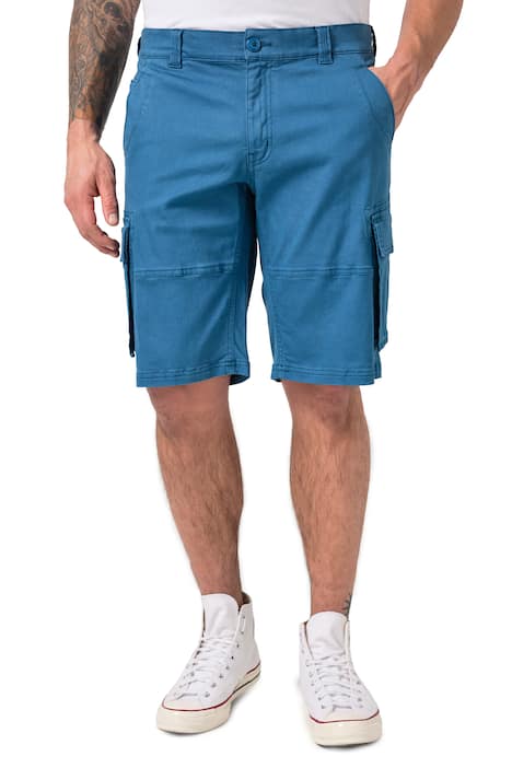 Cargo bermudy JP1880, břišní střih, cargo kapsy, do velikosti 72