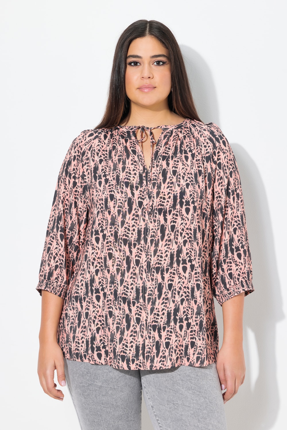 Große Größen Bluse, Damen, rosa, Größe: 42/44, Viskose, Ulla Popken