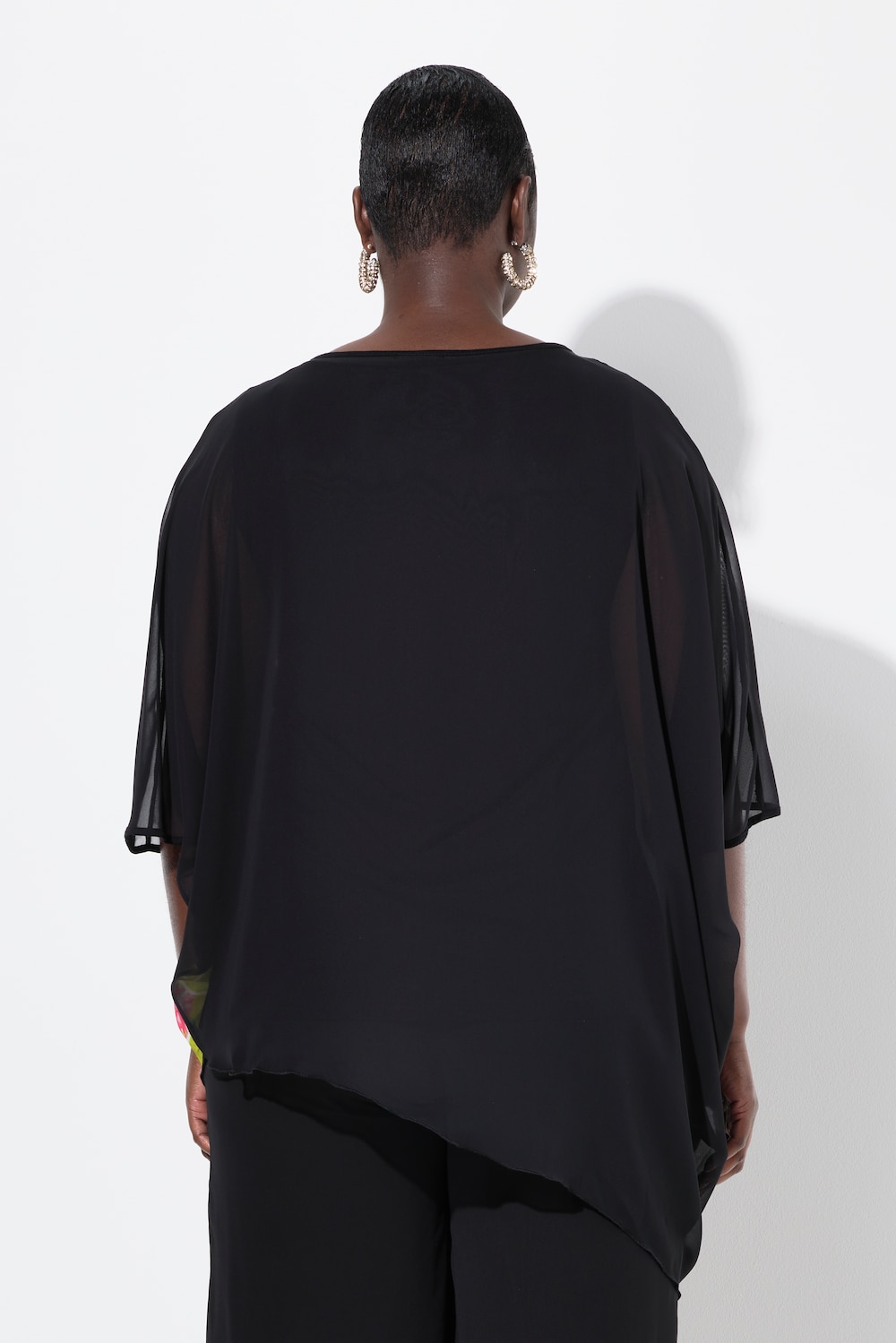 Chemise Noire Dos Transparent - Taille S - Modèle ZT316 - Occasion Très Bon état