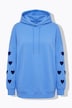 Hoodie, extra oversized, Sweat, Kapuze, Ärmel-Hearts
