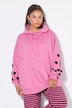 Hoodie, oversized, Sweat, Kapuze, Ärmel-Hearts