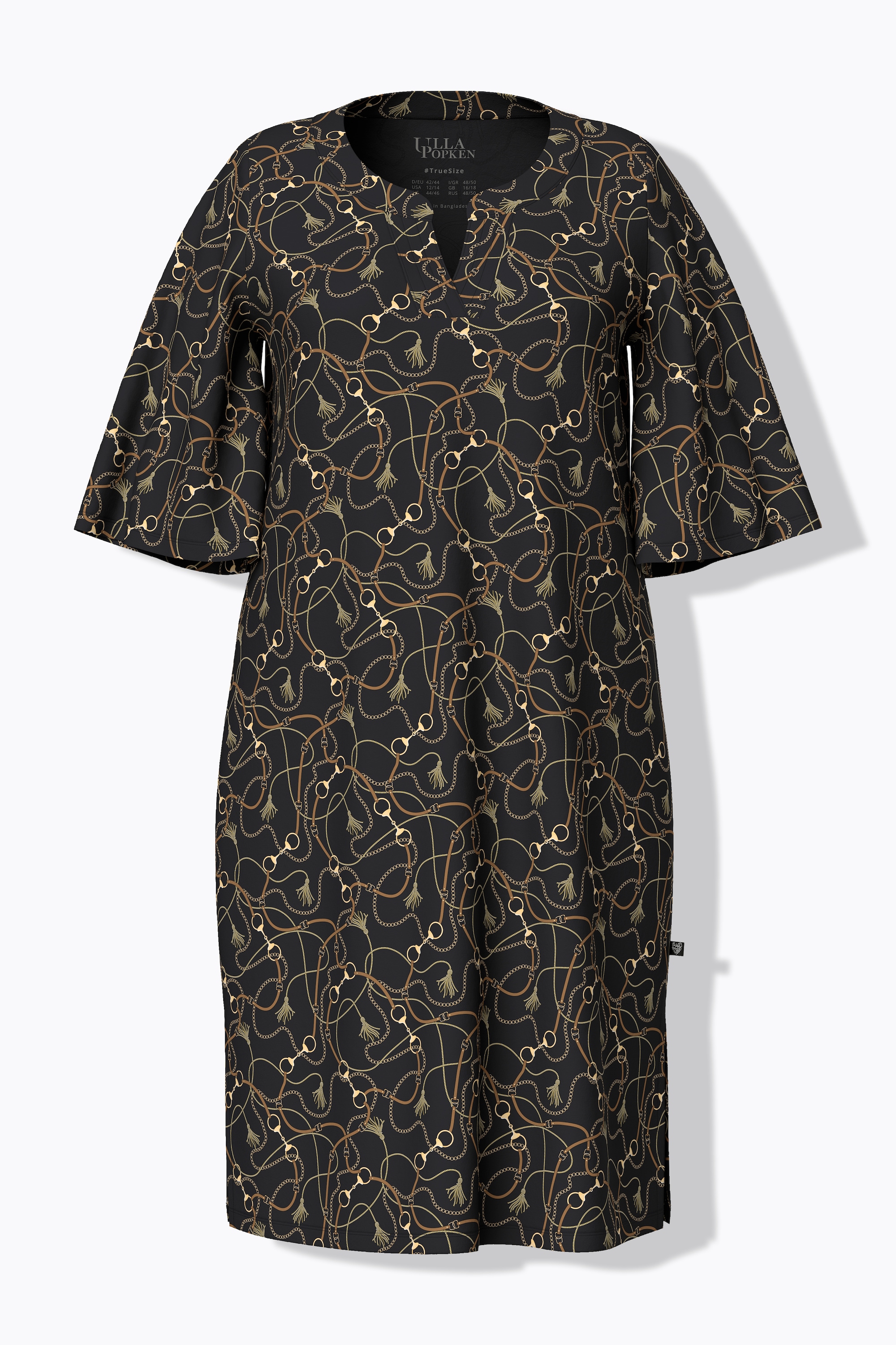 Ulla Popken Damen große Größen Bigshirts 2er Pack Tunika Ausschnitt
