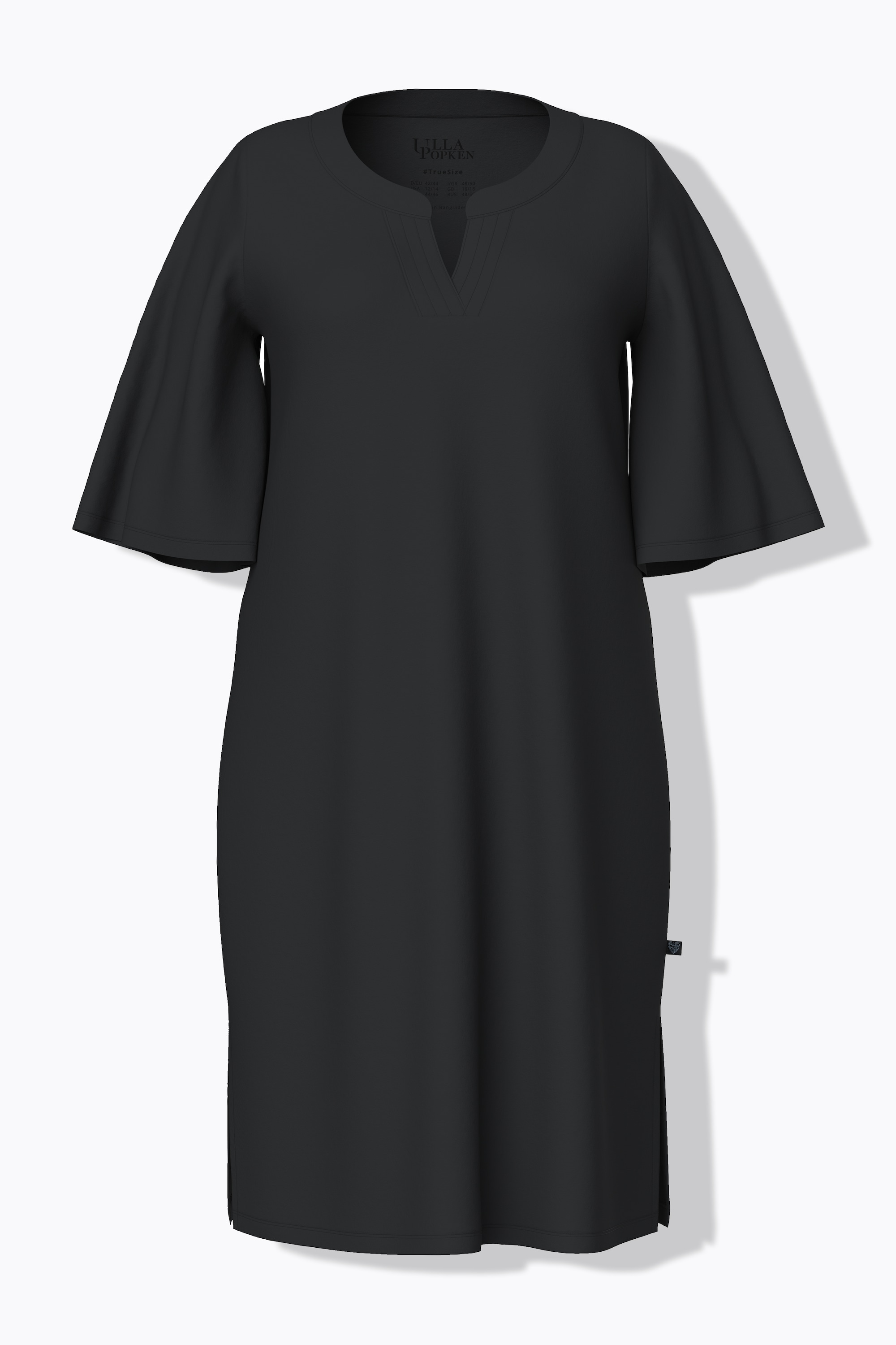 Ulla Popken Damen große Größen Bigshirts 2er Pack Tunika Ausschnitt