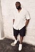 Bermuda cargo STHUGE, taille élastique, coupe Baggy Fit - jusqu'à la taille 74