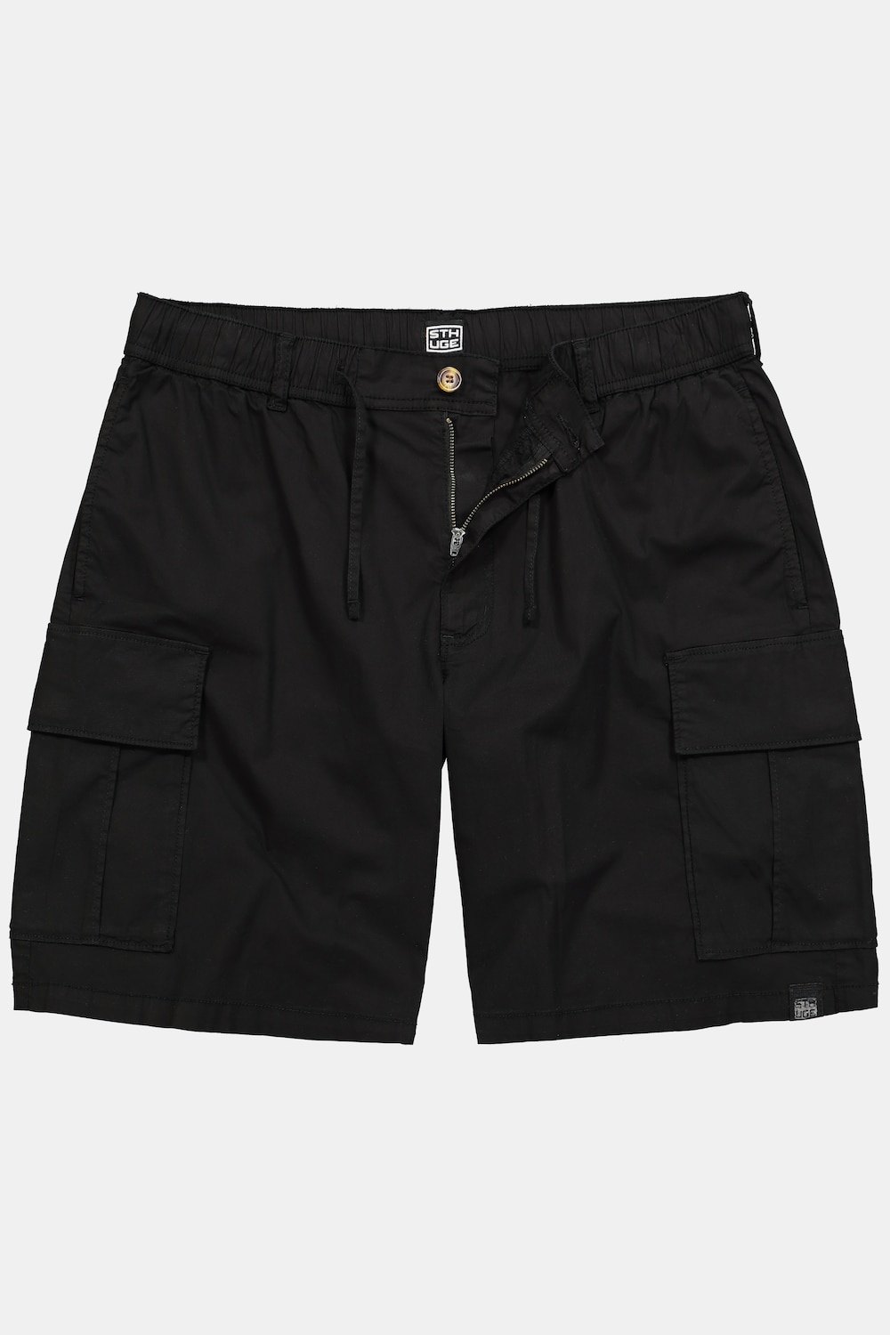 STHUGE Cargo-Bermuda, Baggy Fit, Elastikbund, bis 72