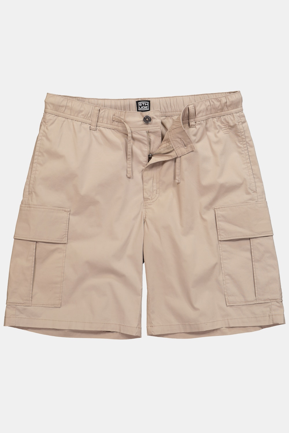 STHUGE Cargo-Bermuda, Baggy Fit, Elastikbund, bis 72