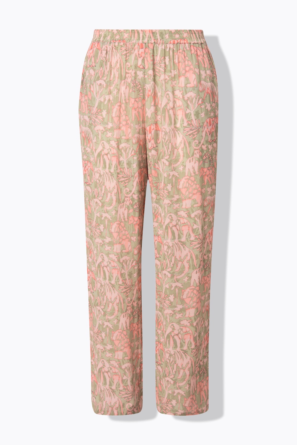 Stora storlekar Byxa Rose, Dam, beige, storlek: 46/48, Viskos, Ulla Popken