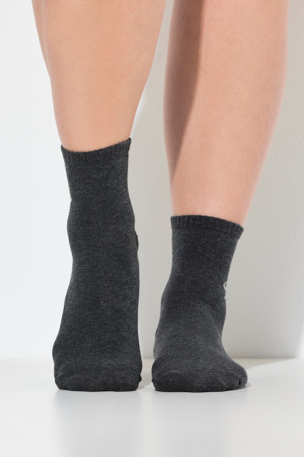 Große Größen Glow-in-the-Dark-Strümpfe, Damen, blau, Größe: 39-42, Baumwolle/Synthetische Fasern, Ulla Popken