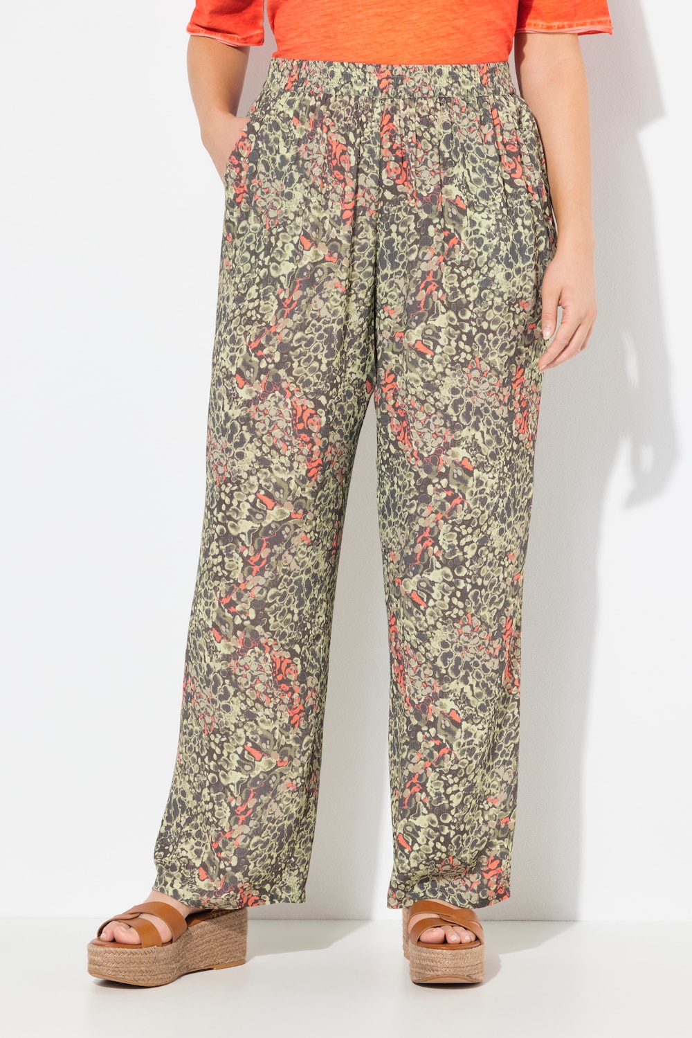 Große Größen Hose Rose, Damen, braun, Größe: 58/60, Viskose, Ulla Popken