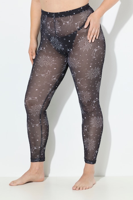 Strumpf-Leggings, Sonne & Mond, Mesh