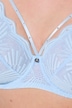 Strappy Scalloped Lace Cupless Underwire Bra