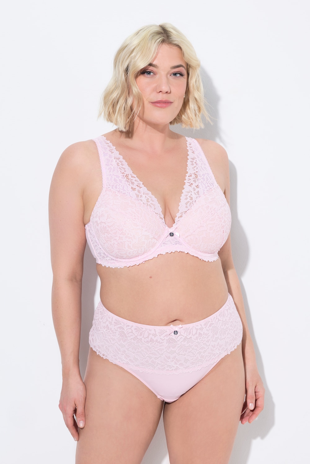 Große Größen TRUYOU Bügel-BH, Damen, rosa, Größe: 110F, Synthetische Fasern/Elasthan, Ulla Popken