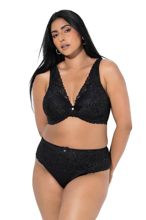 TRUYOU string kalhotky, jemně třpytivá krajka, mikrovlákno