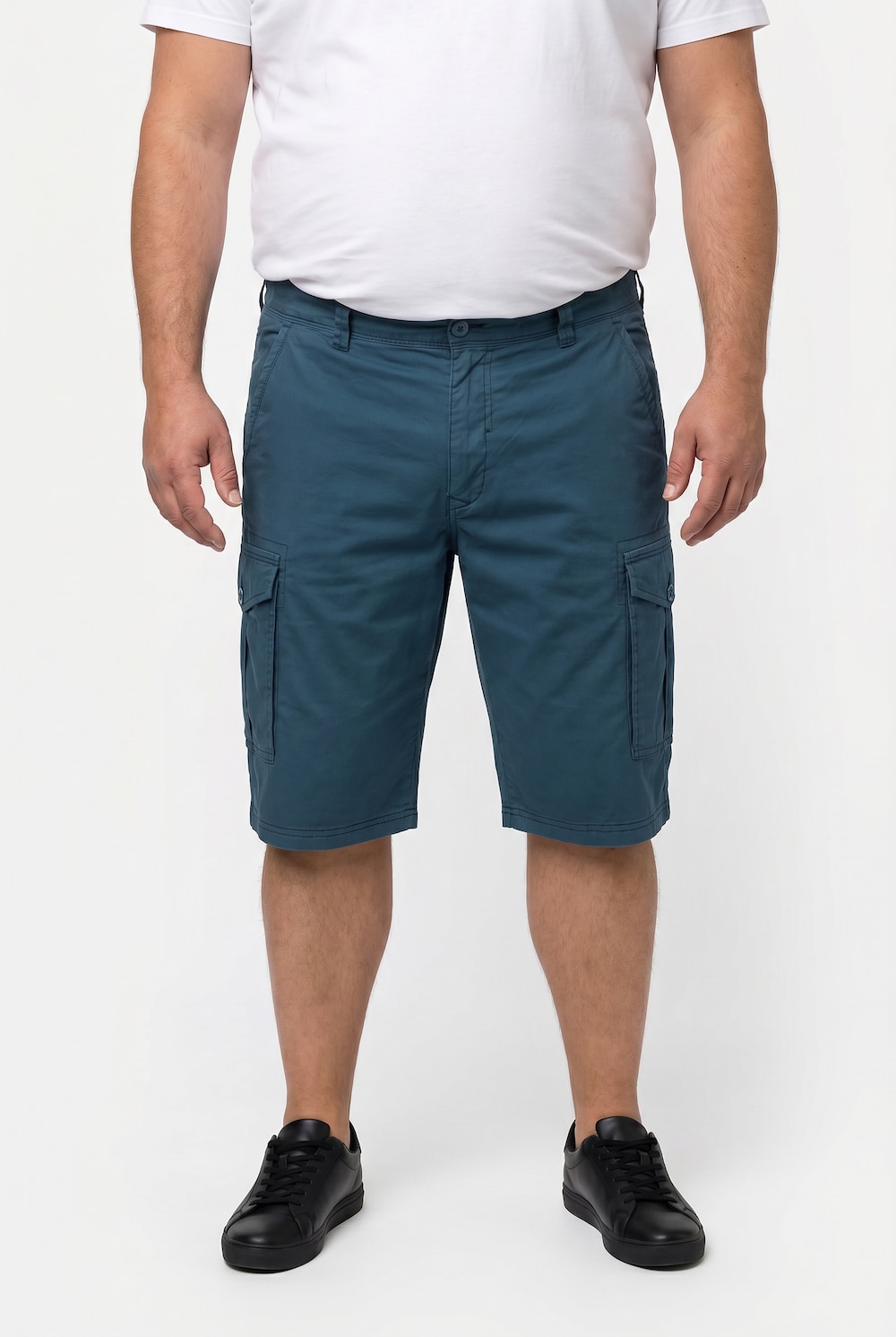 Cargo-Bermuda, Baggy Fit, Twill, Elastikbund, bis 72