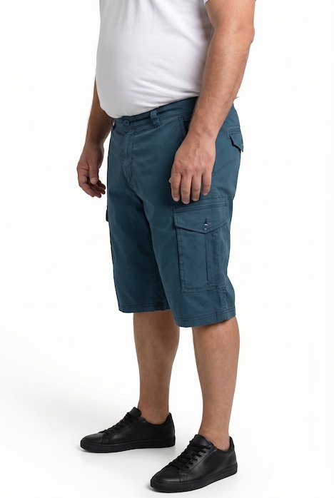 Cargo-Bermuda, Baggy Fit, Twill, Elastikbund, bis 72