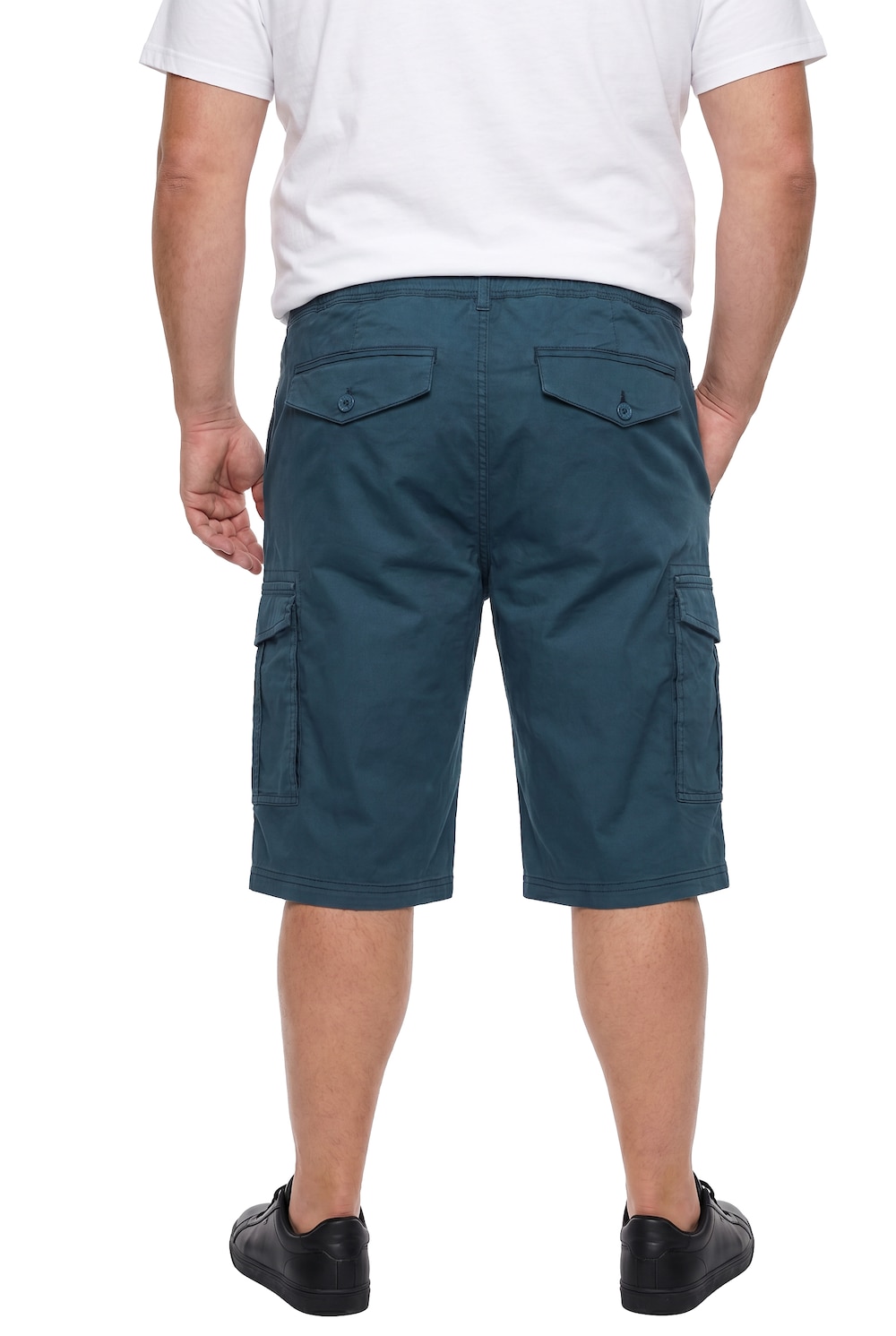 Stora storlekar Cargoshorts, Her, blå, storlek: 52, Bomull, Men Plus