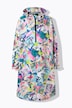 Funksjons-regnkappe, unisex, trykk, hette