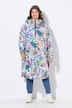 Funksjons-regnkappe, unisex, trykk, hette